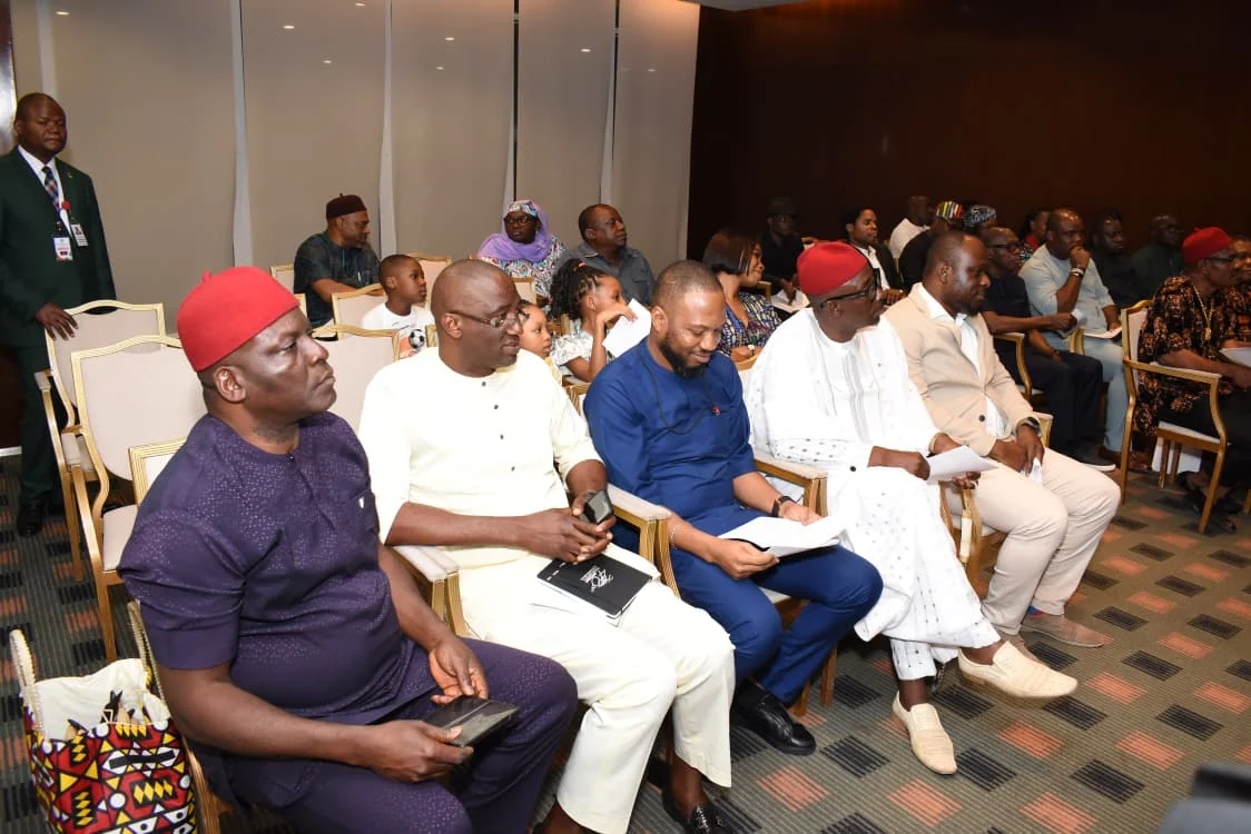 Community leaders and guests seated in the front row