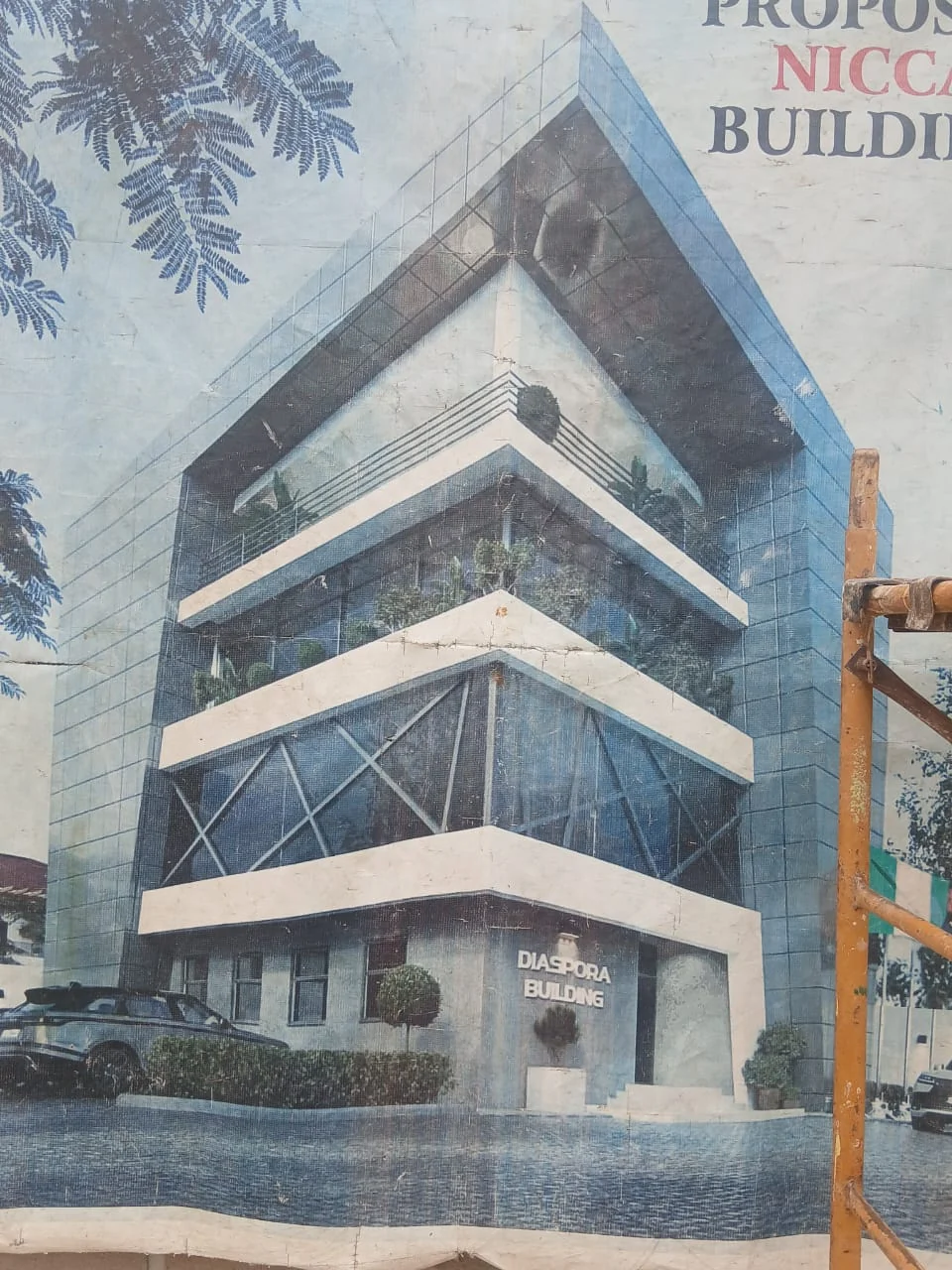 Architectural rendering of the proposed multi-storey NICAA Secretariat Complex
