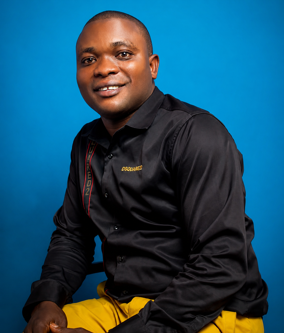Portrait of Hon. Chika Michael G., Public Relations Officer